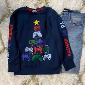 Kids! Gaming Controller Christmas Sweatshirt